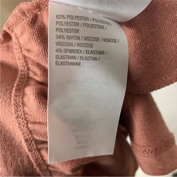 LOGO Lounge One Snap Peplum Sleeveless Cardigan Lagenlook Womens M Coral Pink‎ - Picture 8 of 8